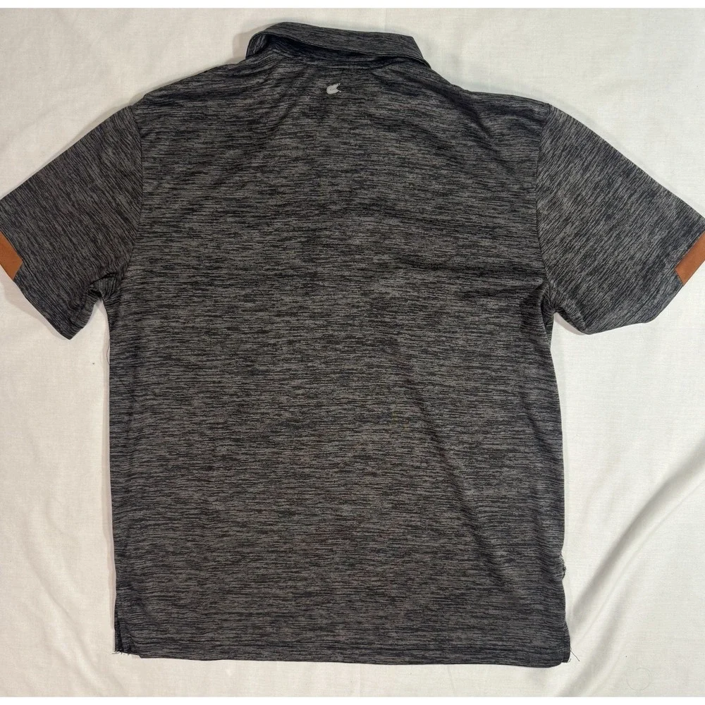 Texas Longhorns Colosseum Men's Small Golf‎ Polo Shirt - Gray Orange